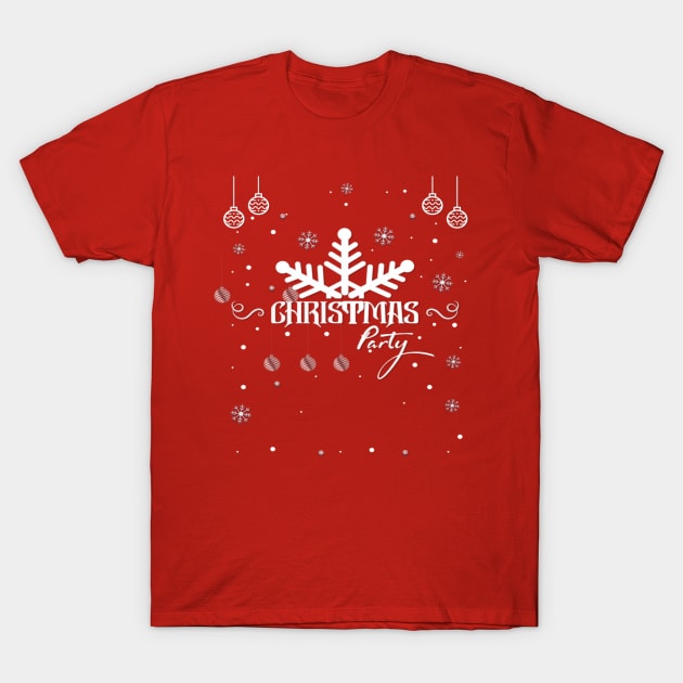 Merry Christmas T-Shirt by Artistic Design